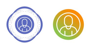 kullanıcı simgeleri ayarlandı, vektör illüstrasyonu 