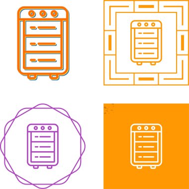 Alan adı transfer simgesi vektör illüstrasyon tasarımı