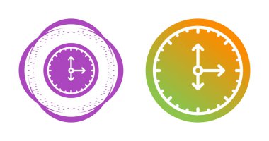 saat, zaman simgesi vektör illüstrasyonu 