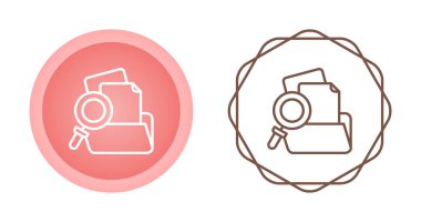 Beyaz arkaplanda izole edilmiş büyüteçlere sahip dizinler, vektör illüstrasyonu   