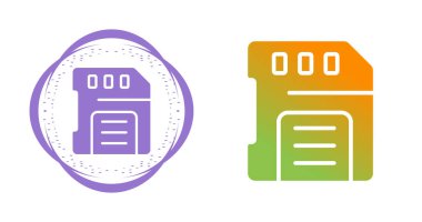 Beyaz arkaplandaki hafıza kartı simgelerinin web kümesi