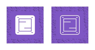 Resim çerçeve karikatür işareti beyaz, vektör çizimi, grafik tasarımı üzerine izole