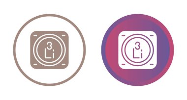 Kimyasal element simgeleri basit illüstrasyon ayarladı