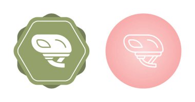 Basit giyilebilir kask simgelerinin düz tasarım çizimi. Akıllı miğfer takılabilir işareti. vektör illüstrasyonu