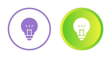  Ampul simgeleri ayarlandı. vektör çizimi tasarımı