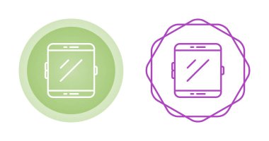 akıllı telefon simgeleri ayarlandı, vektör illüstrasyonu basit tasarım