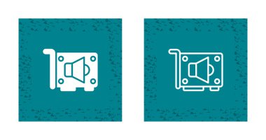 Megafon web simge vektör çizim