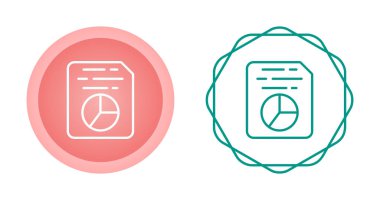 Basit Dosya diyagramı simgeleri beyaz arkaplanda izole edildi. Vektör illüstrasyonları