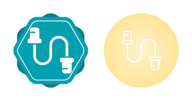 Kablo Etiketleri Vektör Simgeleri Ayarlandı 