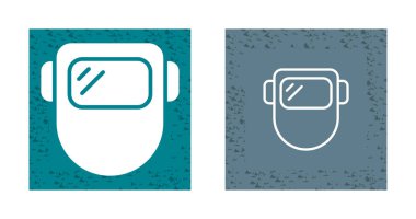 Kaynak maskesi simgelerinin web illüstrasyonu