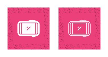 Beyaz fırında akıllı twatch simgeleri, vektör illüstrasyonu  