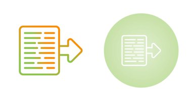 Belge Aktarma web simgeleri seti, basit illüstrasyon 