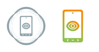 akıllı telefon simgeleri ayarlandı, vektör illüstrasyonu basit tasarım