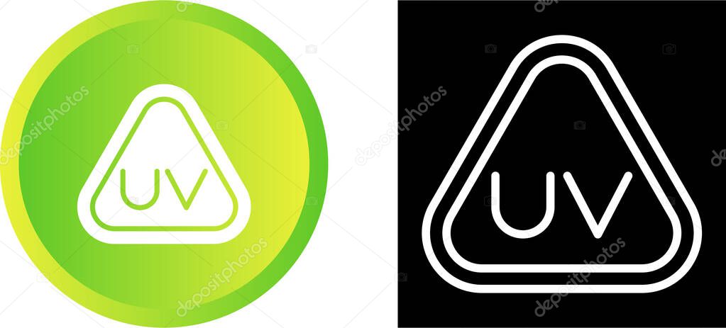 Ultraviolet Rays icon set vector illustration