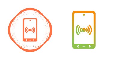 Mobil Yardım Noktası Simgesi, akıllı telefon simgesi, beyaz arkaplanda izole edilmiş