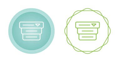 Beyaz arkaplanda menü simgelerini indir, vektör illüstrasyonuName    