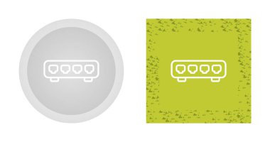 Ethernet Değiştirme Simgeleri ayarlandı, vektör İllüzyonu 