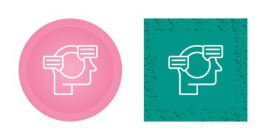 Basit simgelerle temiz beyaz arkaplan, Doğal Dil İşleme