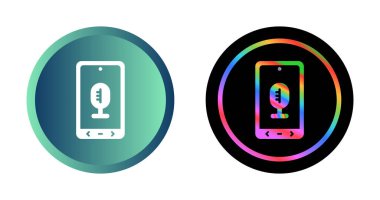 akıllı telefon simgeleri ayarlandı, vektör illüstrasyonu basit tasarım