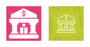 Banka web simge vektör çizim
