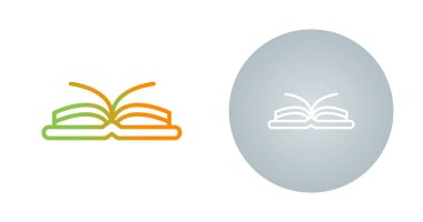 açık kitap web simgeleri ayarlandı