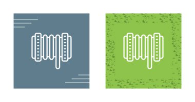 Kablo makarası simgeleri ayarlandı, vektör illüstrasyonu