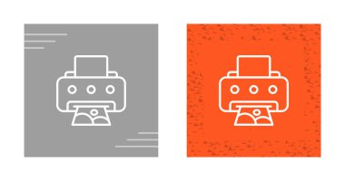 yazıcı ağ simgeleri koleksiyon vektör illüstrasyonu