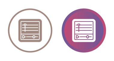 Beyaz arkaplan üzerindeki zaman çizgisi simgeleri, vektör illüstrasyonu 