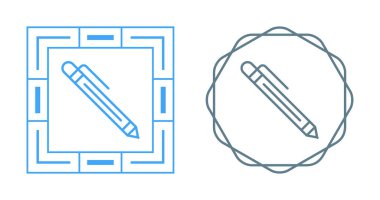 Beyaz arka plan üzerinde izole kalem Icons set