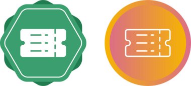 bilet web simgeleri vektör illüstrasyonu