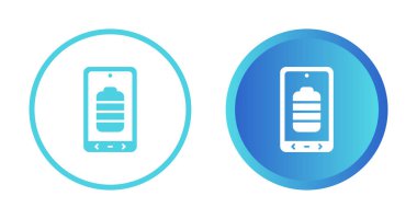 akıllı telefon simgeleri ayarlandı, vektör illüstrasyonu basit tasarım