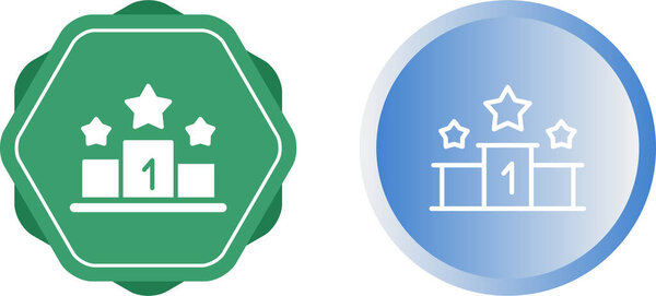 pedestal icons set vector illustration 