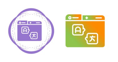 Beyaz arkaplanda A harfleri ve Çince sembolleri olan bilgisayar dizinleri 