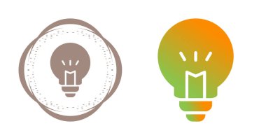  Ampul simgeleri ayarlandı. vektör çizimi tasarımı