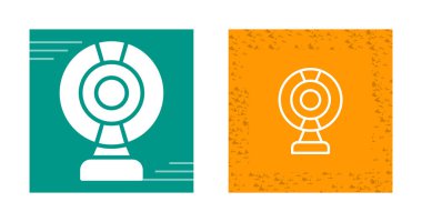 Web kamerası web simgeleri vektör illüstrasyonu