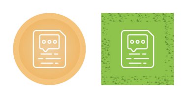 Belge ekleme yorumu simgeleri, vektör illüstrasyonu