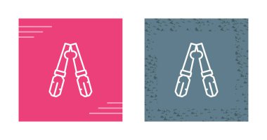 Kablo Crimper simgeleri seti, vektör illüstrasyonu basit tasarım