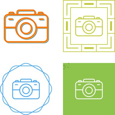 kamera web simgeleri basit illüstrasyon