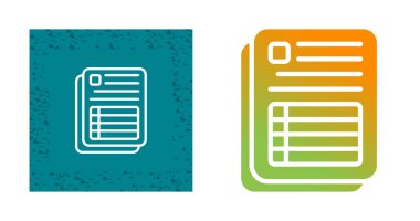 dosya simgesi seti, vektör illüstrasyonu basit tasarım