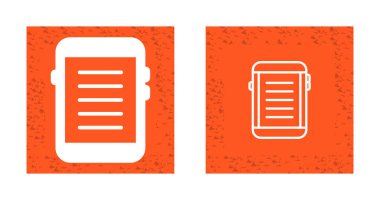 Cep Telefonu Simgesi, Akıllı Telefon İşareti, Beyaz Arkaplan Vektör İllüstrasyonu 