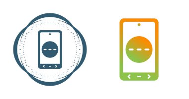 akıllı telefon simgeleri ayarlandı, vektör illüstrasyonu basit tasarım
