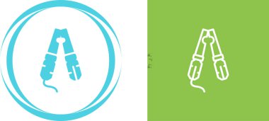 Kablo Crimper simgeleri seti, vektör illüstrasyonu basit tasarım