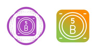 Kimyasal element web simgeleri vektör illüstrasyonunu ayarla