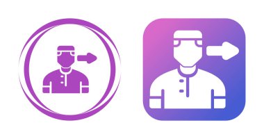 İnsan avatar simgeleri seti, vektör illüstrasyonu basit tasarım