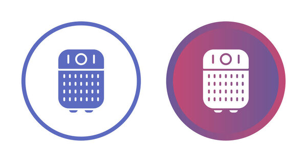 Air purifier vector icon on white background. Flat vector air purifier icon symbol sign