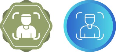 erkek kullanıcı simgesi vektör çizimi 