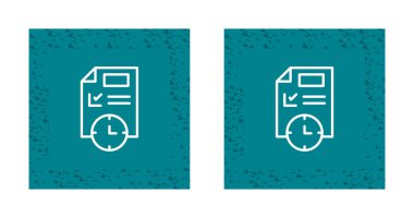 Kronometrelerle dolu bir daire. Beyaz arkaplanda basit simgeler 