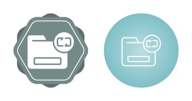 dizin yedekleme simgeleri ayarlandı, basit illüstrasyon 