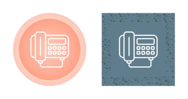 Telefon simgeleri, vektör illüstrasyonu