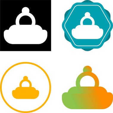 Yağmurlu kara bulut ve beyaz arka planda izole edilmiş ay ikonu. Yağmur damlalarıyla birlikte bulut yağışı. Simgeleri renkli daire tuşlarına ayarla. vektör illüstrasyonu